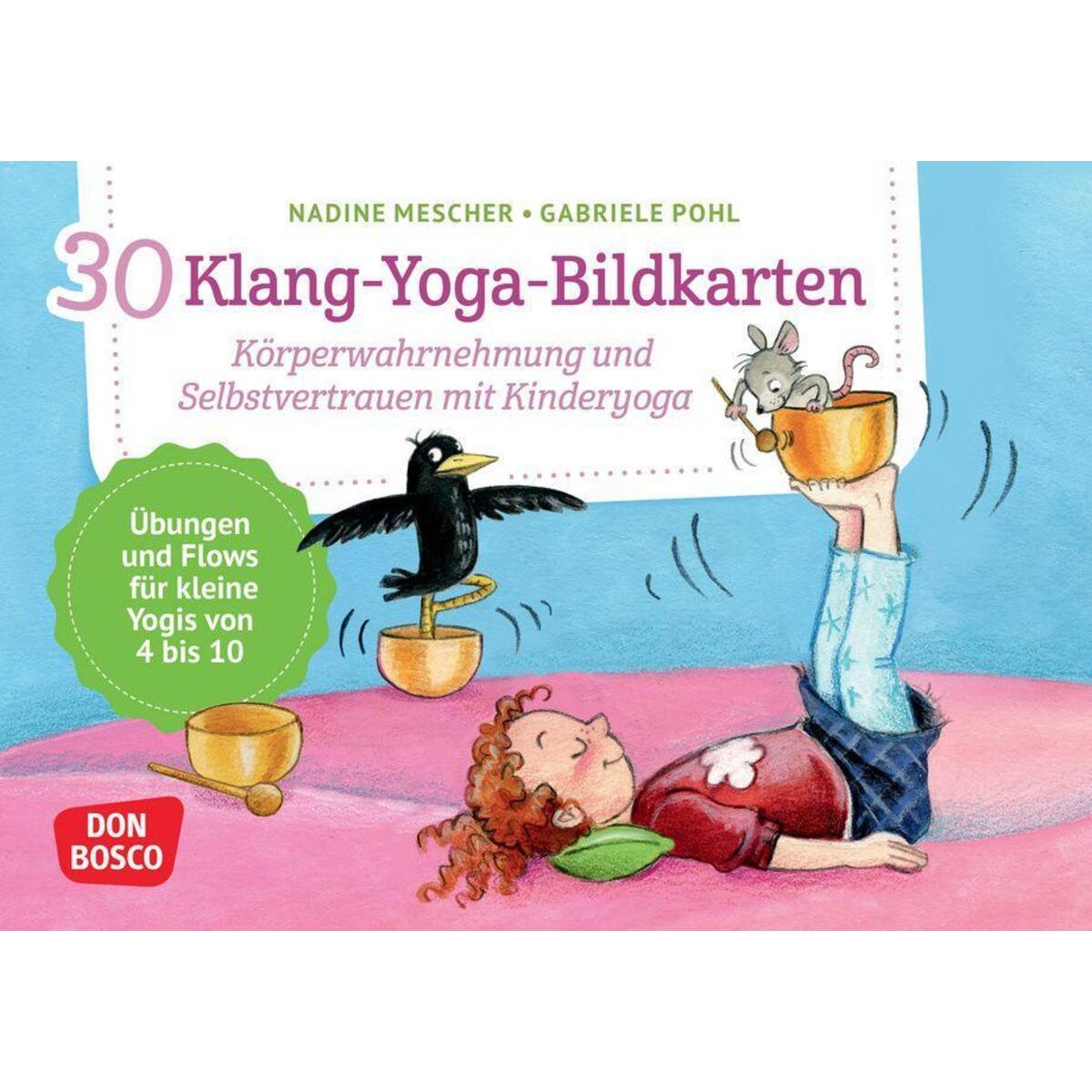 30 Klang-Yoga-Bildkarten von Don Bosco Medien GmbH